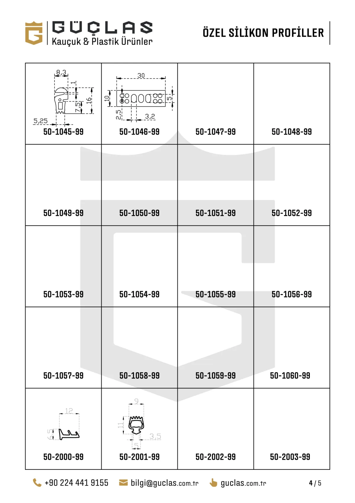 Custom Silicone Profiles