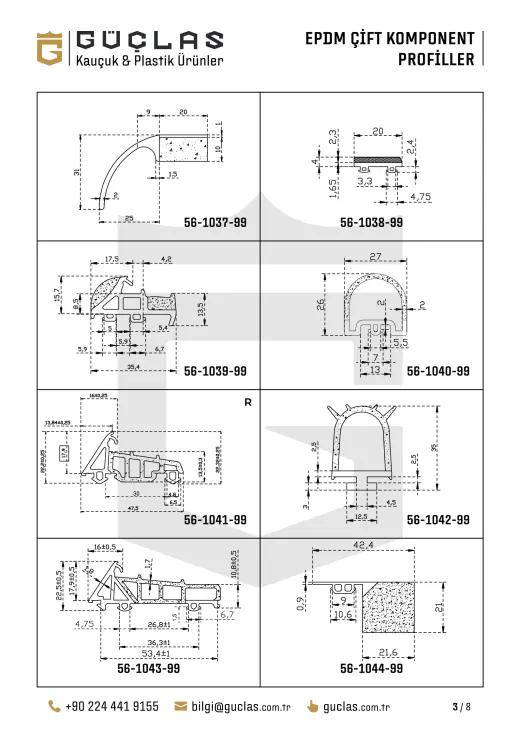 EPDM Dual-Durometer Profiles