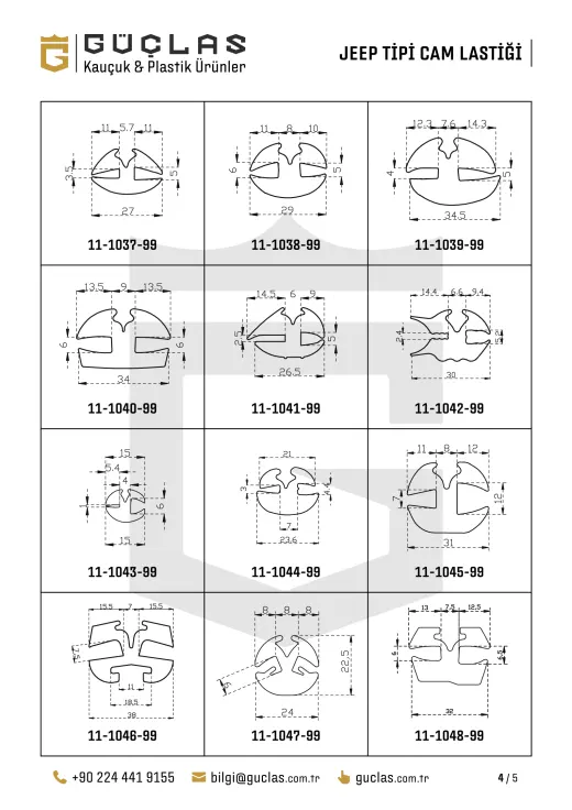 Glass Seals — Catalog drawing 4