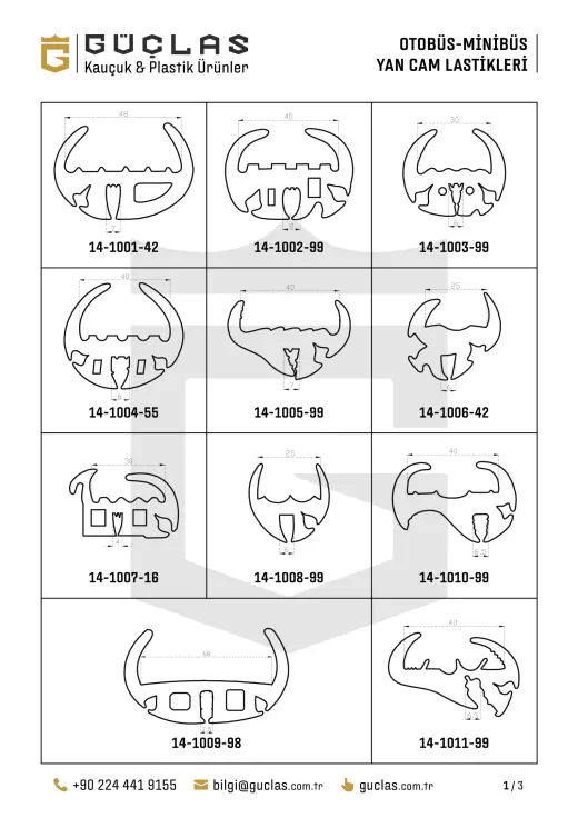 Glass Seals — Catalog drawing 1