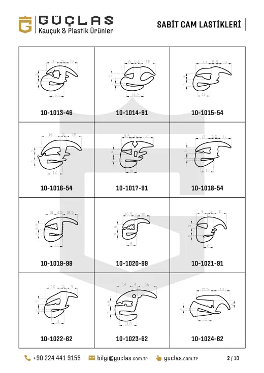 Glass Seals — Catalog drawing 2