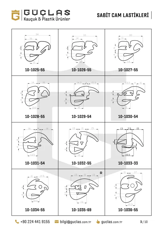 Glass Seals — Catalog drawing 3
