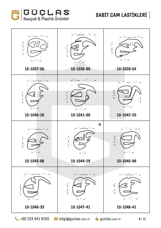 Glass Seals — Catalog drawing 4