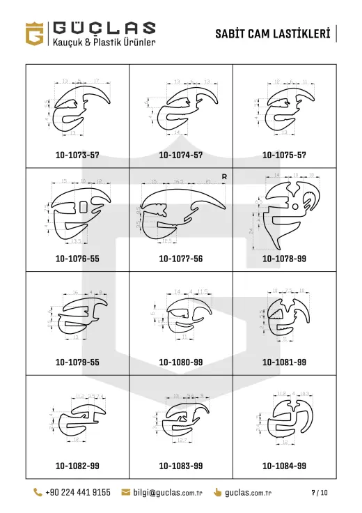 Glass Seals — Catalog drawing 7