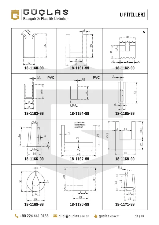 U-Profile — Katalogzeichnung 11