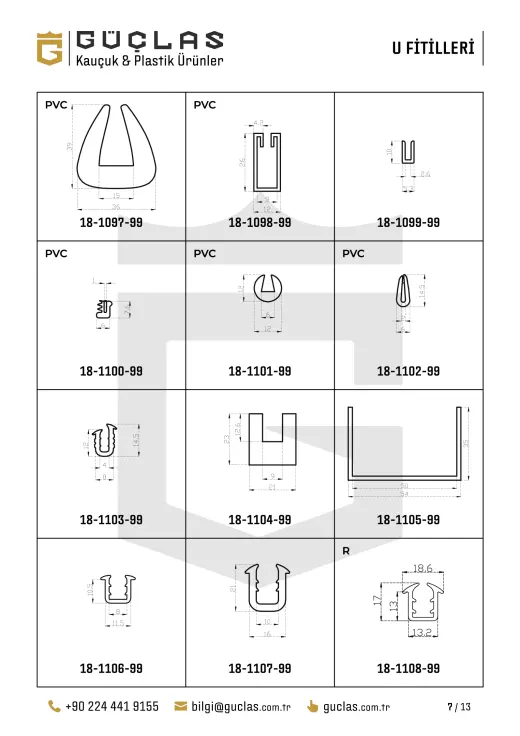 U-Profile — Katalogzeichnung 7